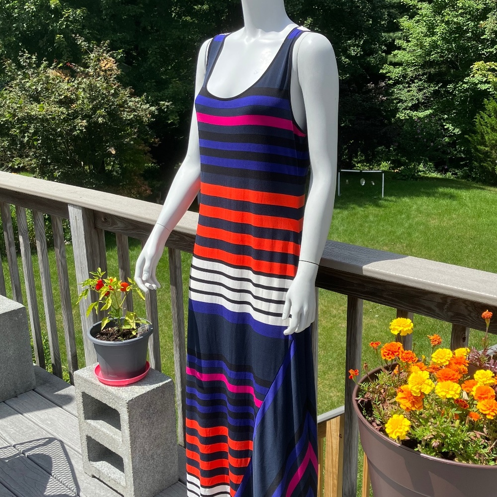 Neiman Marcus, Striped Maxi Dress